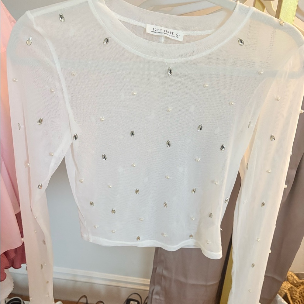 12th TRIBE SHEER LONG SLEEVE
